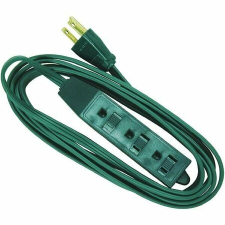 DO IT BEST Triple Outlet Extension Cord IP-JTW163-09X-GR